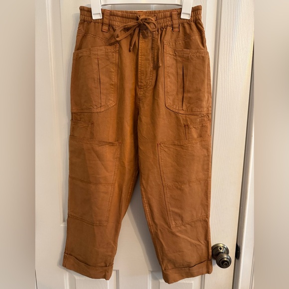Free People Too True Cuffed Carpenter Trousers NWT Size XS - Picture 5 of 9
